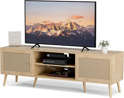 ZttRiee TV Stand for TVs up to 65'', Entertainment Center - Image 8