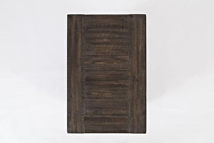Jofran Madison County Pine Reclaimed Chairside End Table, Barnwood Brown - Image 13