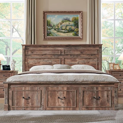 Aitjunz Farmhouse King Size Bed Frame - Image 3