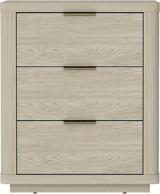 Eco-Friendly Nightstand in Natural Wood by Unknown