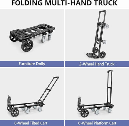 KEDSUM 3-in-1 Convertible Dolly Cart - Image 2