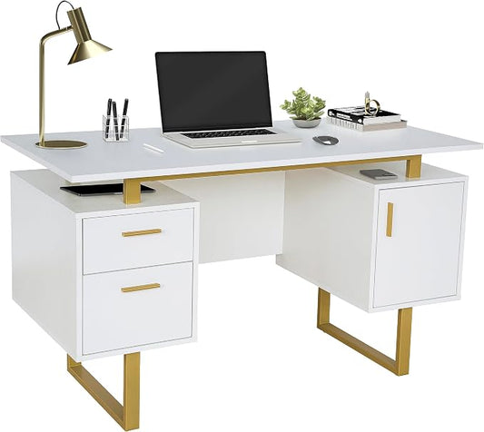 Techni Mobili Storage Drawers and Cabinet 51.25” W-Modern Office Large Floating by TechniMobili