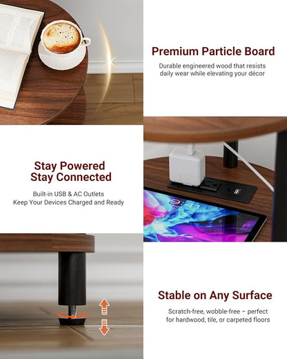 XBurmo Small Round End Table - Image 3