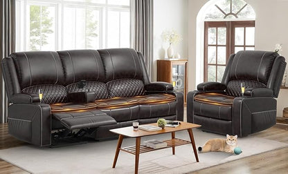 Yolsali 3 Seater Recliner Sofa Set by SavortheHappyMoments