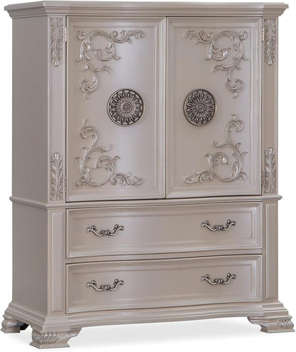 First of a Kind Santa Monica Traditional 5 Piece Queen Bedroom Set - Image 6