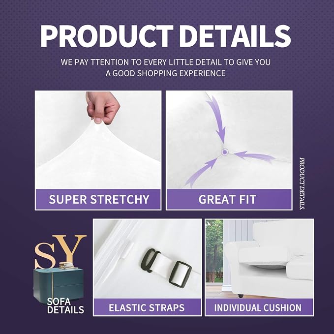 ZNSAYOTX Luxury Chair Slipcovers - Image 4