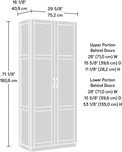 Sauder Select Storage Cabinet, Pantry Cabinet Kitchen Storage - Image 3