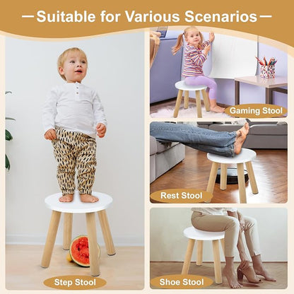 Wooden Step Stool for Kids, Children's Stool Matched Sensory Table, Children - Image 4