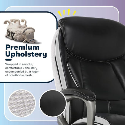 Serta® Lautner Executive Home Office Desk Chair, Ergonomic High-Back - Image 4