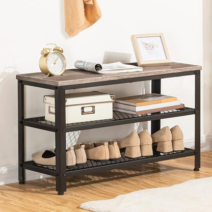 HOOBRO Hall Tree Entryway Storage Bench, Coat Rack Shoe Bench, Shoe Rack - Image 7