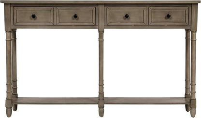 Merax Retro Console Table Sofa Table - Image 5