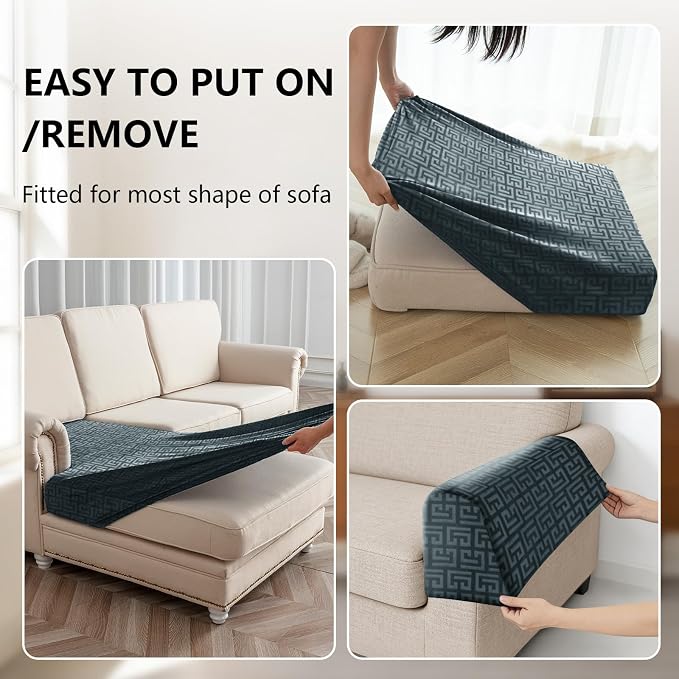 UNBBRRL Stretch Couch Armrest Covers - Image 4