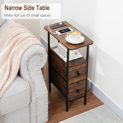 LOAKEKEL Narrow End Table Living Room - Image 4