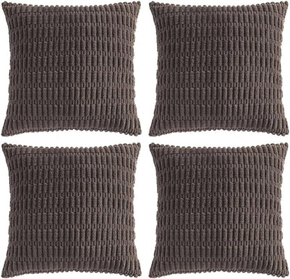 Fancy Homi 4 Packs Decorative Throw Pillow Covers by Fancy+Homi