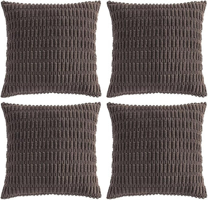 Fancy Homi 4 Packs Decorative Throw Pillow Covers by Fancy+Homi