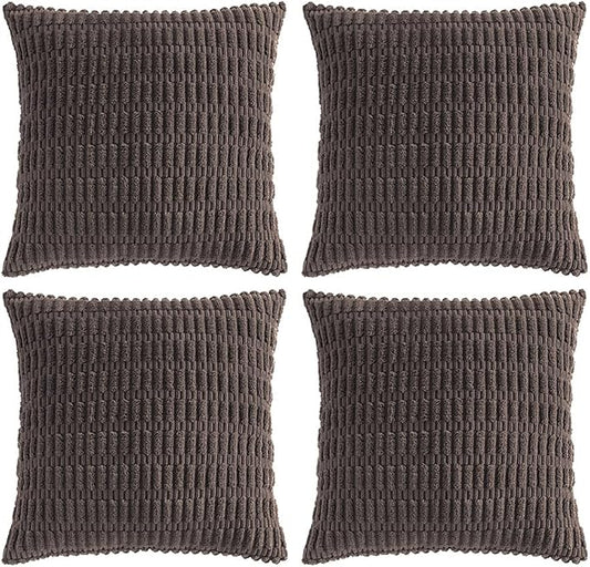 Fancy Homi 4 Packs Decorative Throw Pillow Covers by Fancy+Homi