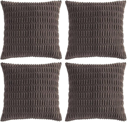Fancy Homi 4 Packs Decorative Throw Pillow Covers by Fancy+Homi