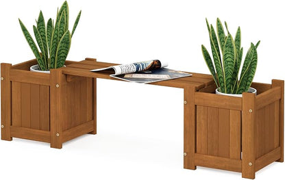 Furinno Tioman Hardwood Mini Outdoor Planter Box by Furinno-FitsYourSpaceFitsYourBudget