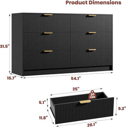 Garvee 6 Drawers Dresser for Bedroom - Image 2