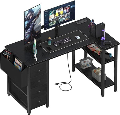 Lufeiya L Shaped Gaming Desk by LUFEIYA