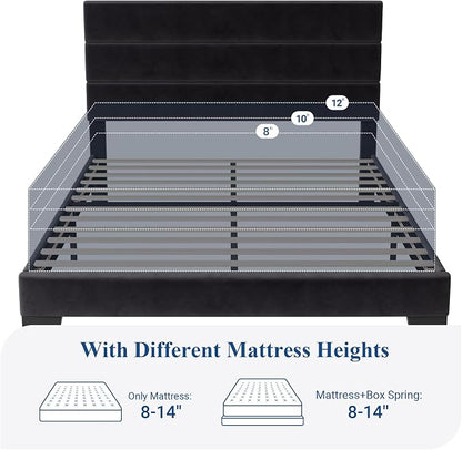 Allewie Queen Size Platform Bed Frame - Image 7