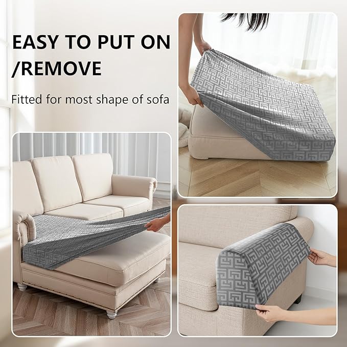 UNBBRRL Stretch Couch Armrest Covers - Image 4