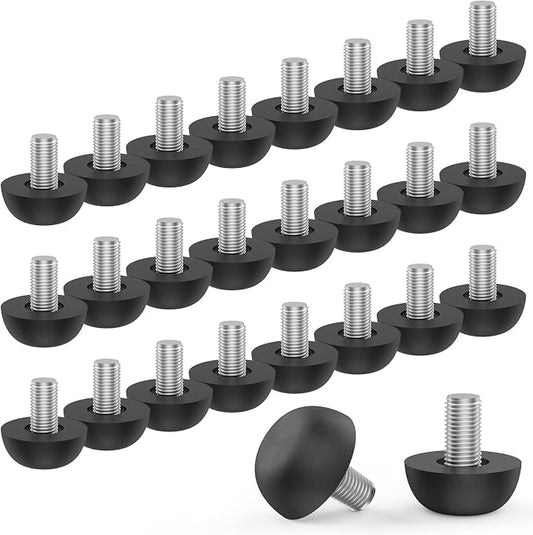 M8 Adjustable Furniture Leg, 304 Stainless Steel Furniture Feet, 8mm x 1.25 by Unknown