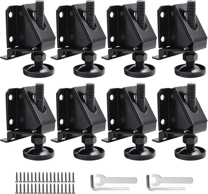 DkOvn 8 Pack Heavy Duty Furniture Leg Levelers, Leveling Feet by DkOvn
