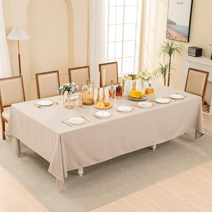 BALCONY & FALCON Rectangle Tablecloth Washable Wrinkle Resistant and Water - Image 5