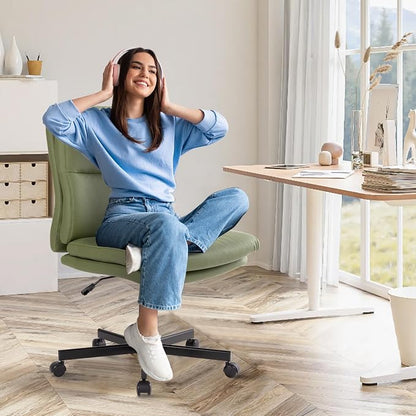 LUCKWIND Armless Office Desk Chair - Image 3