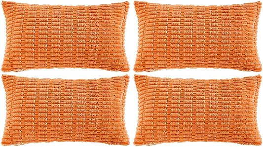Fancy Homi 4 Packs Decorative Throw Pillow Covers by Fancy+Homi