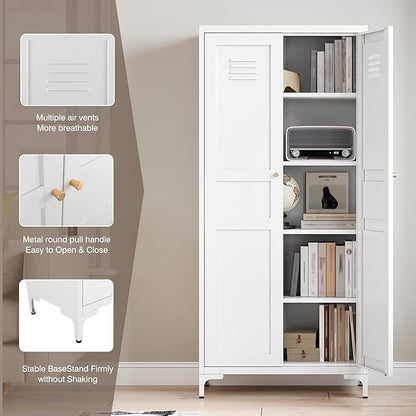 Yizosh Metal Storage Cabinet - Image 6