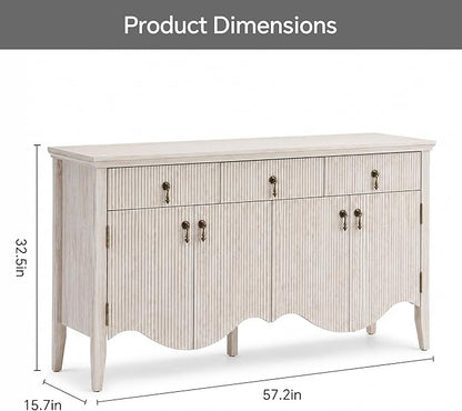 FUSUNBAO 57-Inch Sideboard Buffet Cabinet - Image 2