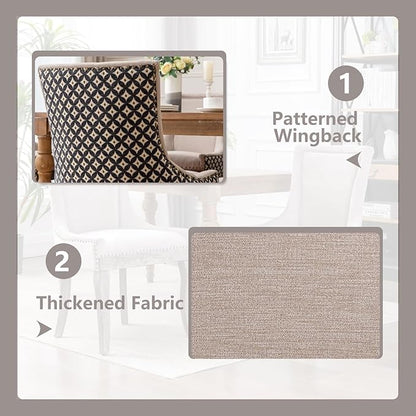 Modern Dining Chairs Set of 2, High Back Dining Chairs Side Chairs - Image 5
