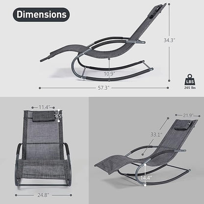 Outdoor Lounge Chair, Chaise Lounge - Image 3