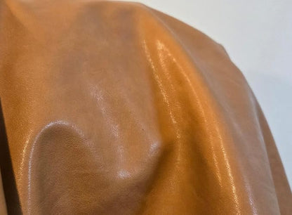 Camel Soft Faux Leather Fabric PU Leather by The Yard Synthetic Pleather 0.9 mm - Image 7