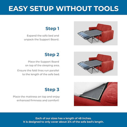 Meliusly Sleeper Sofa Support Board Full Size – Durable Support to Fix Sagging - Image 6