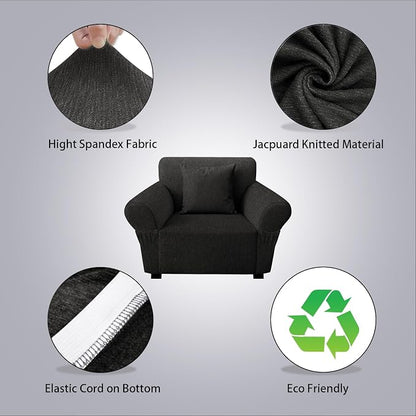 Armchair Slipcover with 1 Pillow Cover - Image 2