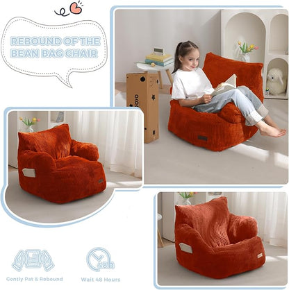 MAXYOYO Kids Bean Bag Chair, Stuffed Toddler Bean Bag Sofa - Image 4