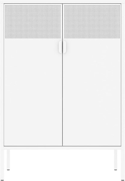 Washsemba 2 Mesh Door Metal Storage Cabinet - Image 3