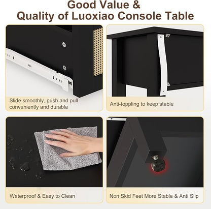 Luoxiao Entryway Table, Narrow Hallway Table - Image 7