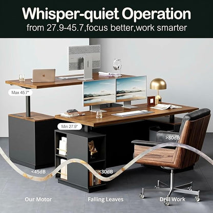 ModernMate Home Office Furniture Set, Mobile File Cabinet - Image 4