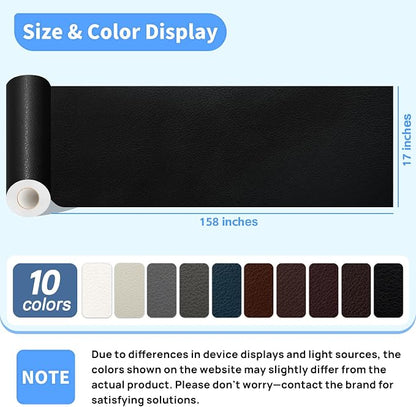 Kangshoon Leather Repair Patches, 17X158 Inch Self-Adhesive Leather Repair Tape - Image 2