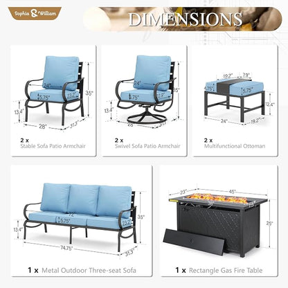 Sophia & William Patio Furniture Sets - Image 6