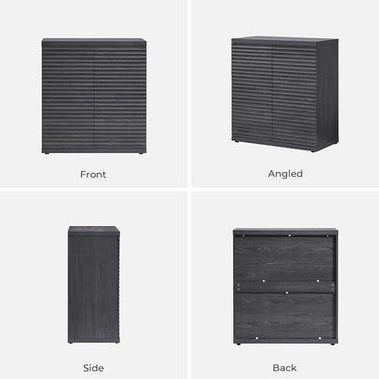 SICOTAS Buffet Cabinet with Storage Accent Sideboard Modern Credenza with Doors - Image 9