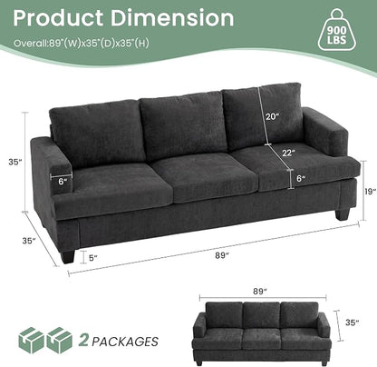 YOUDENOVA Sofa, Modern Comfy Couches - Image 2