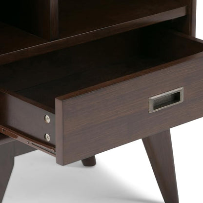 SIMPLIHOME Draper 22 inch Mid-Century Modern 6 Cubbie Bookcase - Image 6