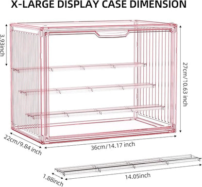 Colorful Figure Display Case for Collectibles 4 Layer Hobby Figurine Display - Image 7