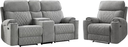 HAOMARKETS 2-Piece Power Recliner Sofa Set - Image 8