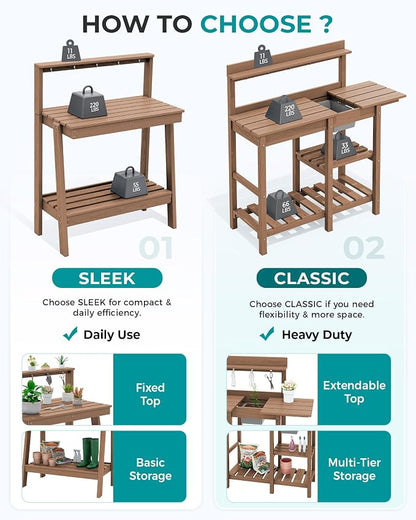 SERWALL Outdoor Potting Bench - Image 2
